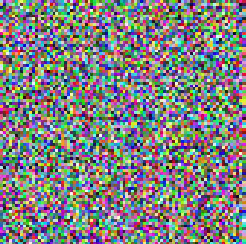 Random checker pattern used as a source for new texture (84 rows of checkers in a 506-by-502 image)